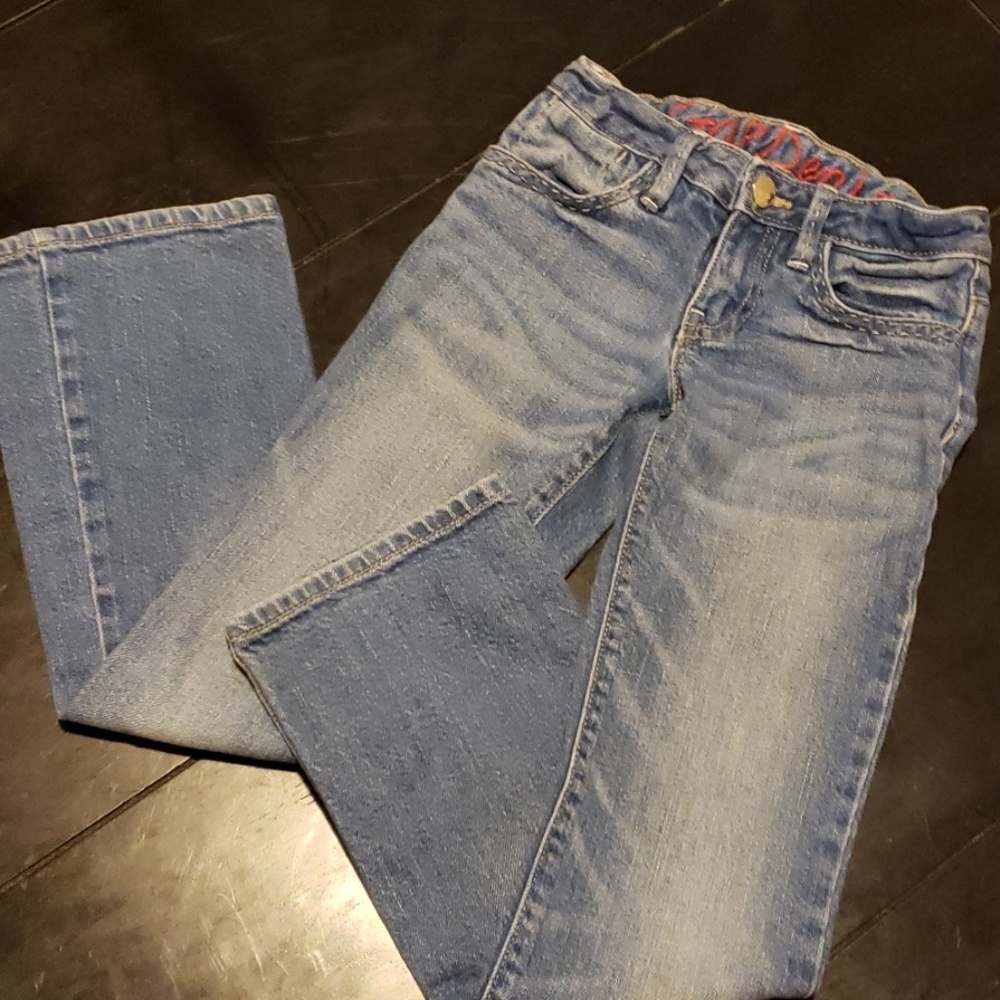 Gapkids size 7 slim straight leg denim jeans.